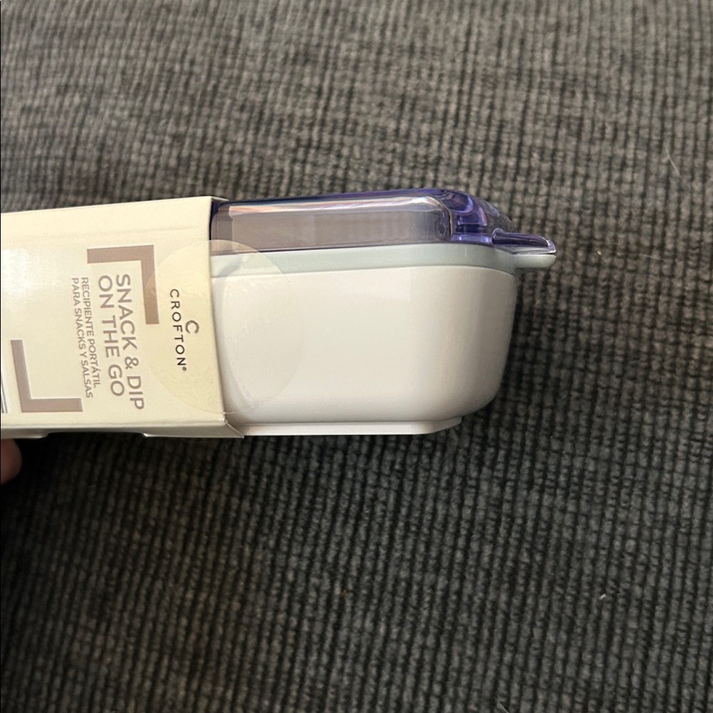 Crofton Blue Snack & Dip Container - Picture 3 of 4